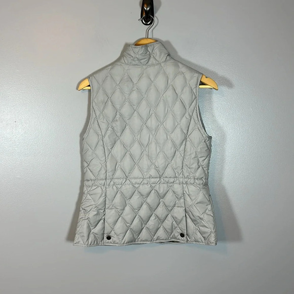 Eddie Bauer Premium Goose Down 550 Fill Diamond Quilt Snap Vest Women’s Small - Picture 2 of 9